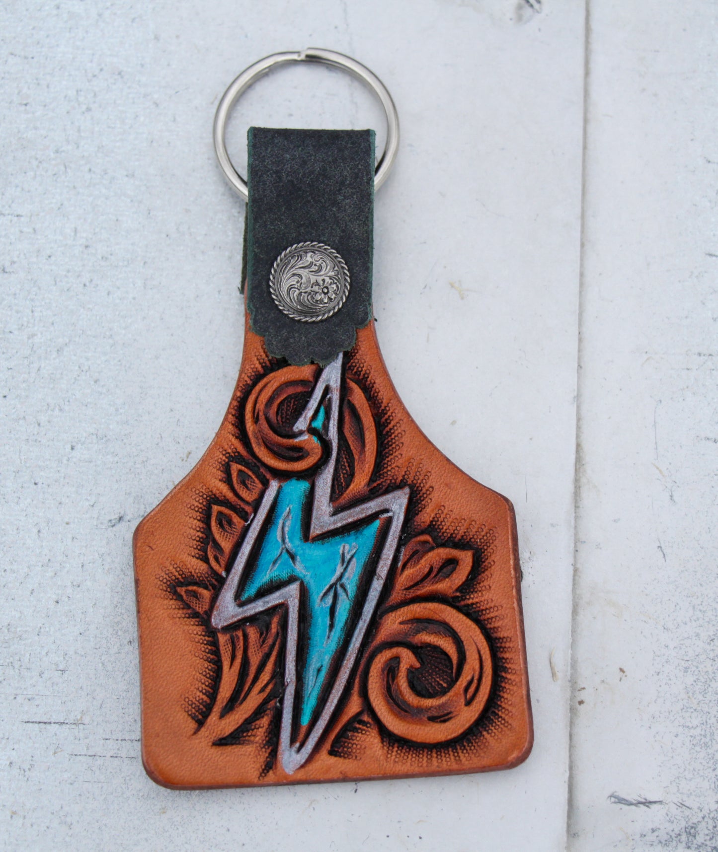 A Little Bit Country, A Little Bit Rock N Roll Keychain