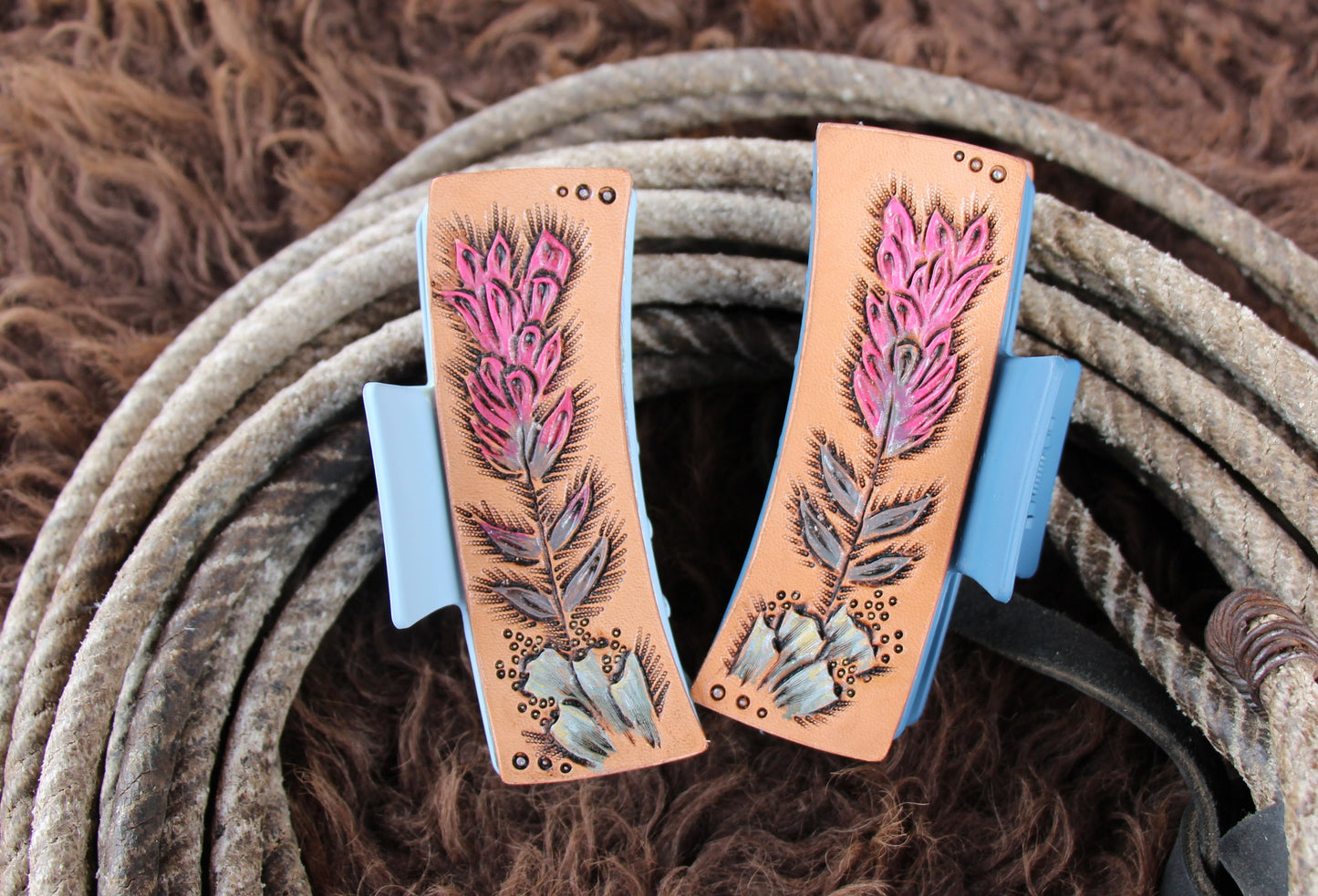 Large Paintbrush Claw Clip